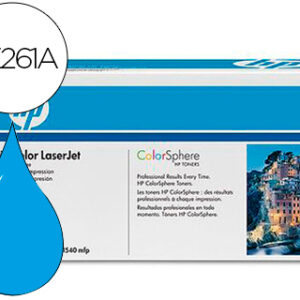 Toner hp cor laserjet cp4025/cp4525 -ce261a- cian 11.000 pags