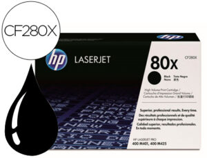 Toner hp laserjet cf280x preto 6900 pag