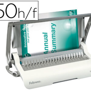 Encadernadora fellowes star+150 perfura 15 folhas formato din a4 encaderna ate 150 folhas