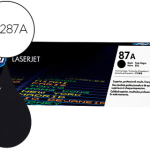 Toner hp laserjet cf287a m506 / mfp m527 preto 9000 pag