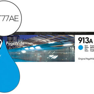 Tinteiro hp jet 913a pagewide 352 / 377 / 452 / 477 / p55250 / p57750 cian 3000 pag