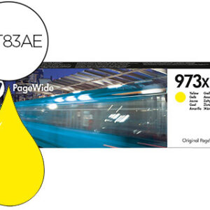 Tinteiro hp jet 973x pagewide 452 / 477 / p55250 / p57750 amarelo 7000 pag
