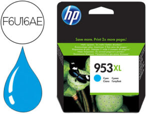 Tinteiro hp jet 953xl officejet pro 8210 / 8710 / 8725 cian 1.450 pag