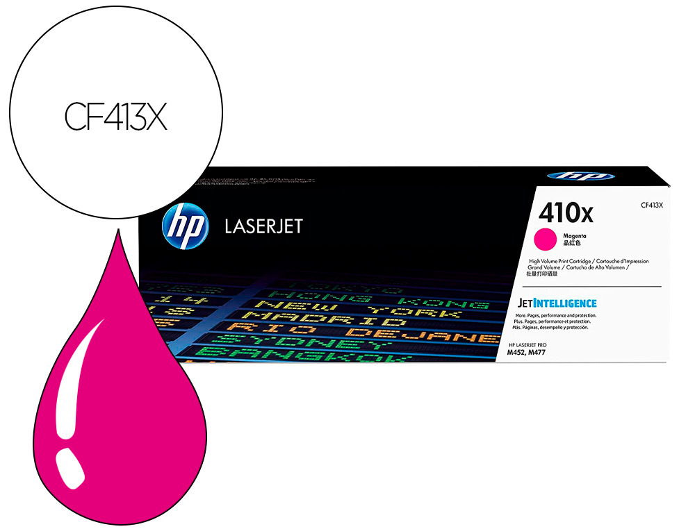 Toner hp cor laserjet pro m377 / m452 / mfp m477 magenta 5000 pag Toner hp cor laserjet pro m377 / m452 / mfp m477 magenta 5000 pag