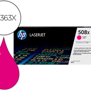 Toner hp cor laserjet entreprise m552 / m553 / m577 magenta 9500 pag