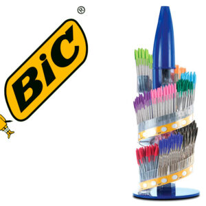 Esferográfica bic cristal famile expositor de 770 unidades sortidas promo oferta 150 bic cristal azul - 961592 (958148/947132/961592)