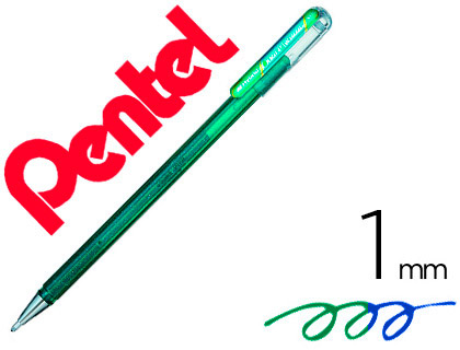 Roller pentel k110 dual metallic cor verde e azul metalico Roller pentel k110 dual metallic cor verde e azul metalico
