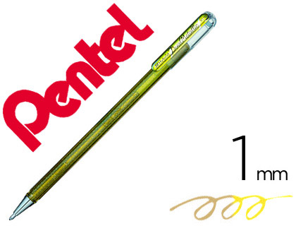Roller pentel k110 dual metallic cor ouro Roller pentel k110 dual metallic cor ouro