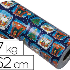 Papel fantasia verg 7002-62 navidad bobina 62 cm 7 kg