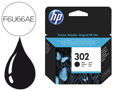 Tinteiro hp 302 deskjet 1110 / 2130 / 3630 officejet 3830 / 4650 envy 4520 preto 190 pag Tinteiro hp 302 deskjet 1110 / 2130 / 3630 officejet 3830 / 4650 envy 4520 preto 190 pag