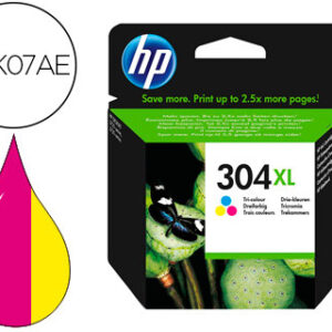 Tinteiro hp 304xl deskjet 3000 / 3720 / 3730 tricolor 300 paginas