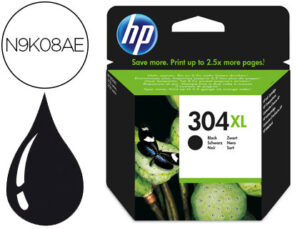 Tinteiro hp 304xl deskjet 3000 / 3720 / 3730 preto 300 paginas
