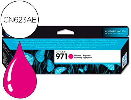 Tinteiro hp 971 officejet pro x451 / x551 / x476 / x576 magenta 2.500 pag Tinteiro hp 971 officejet pro x451 / x551 / x476 / x576 magenta 2.500 pag