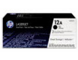 Toner laser hp q2612a preto