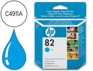 Tinteiro hp 82 c4911a cian