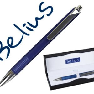 Esferografica de gel belius charleroi azul ponta 0