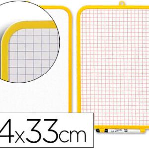 Quadro branco com marcador e apagador 2 faces 240 x 330 mm - 3382