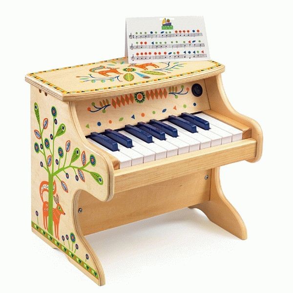 Piano Eletrónico 18 teclas Djeco Piano Eletrónico 18 teclas Djeco