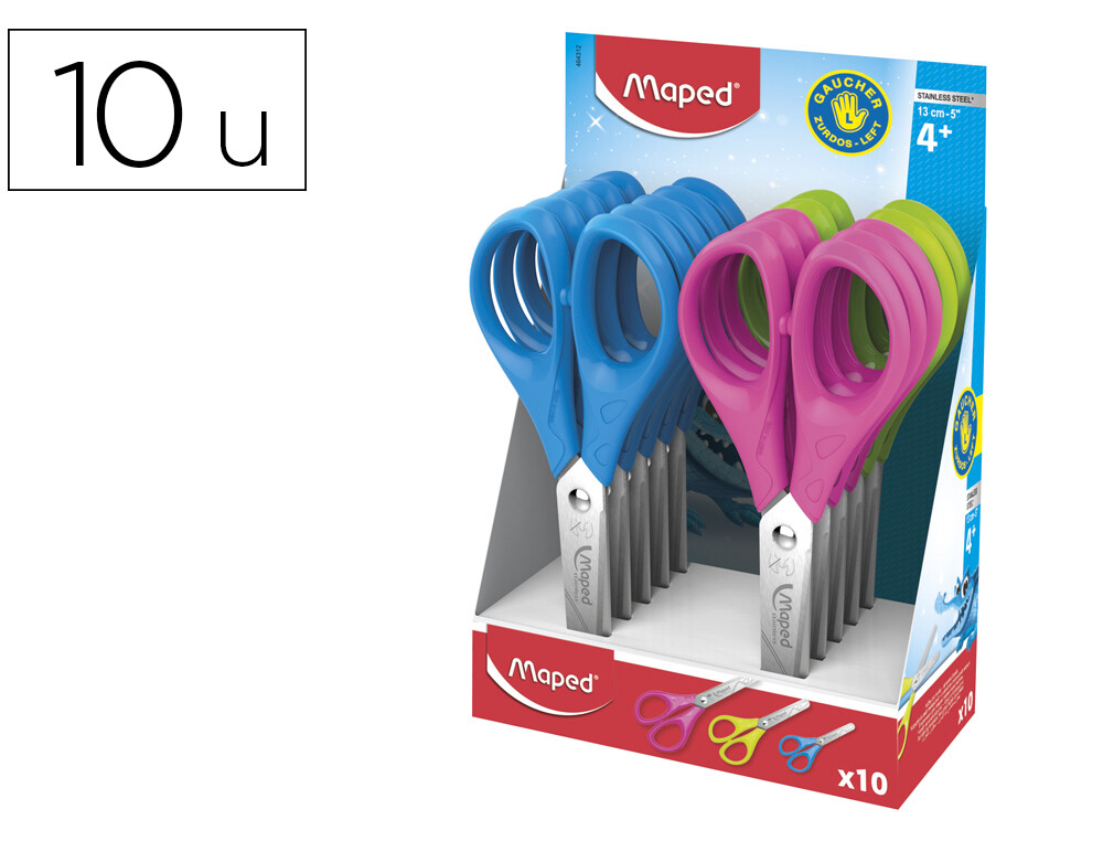 Tesoura escolar maped para esquerdinos 12 cm - 472512 Tesoura escolar maped para esquerdinos 12 cm - 472512