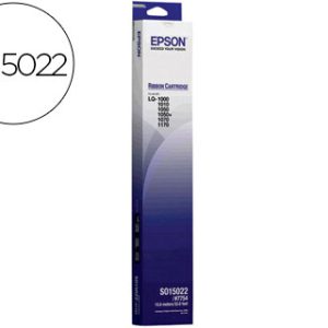 Fita maquina original epson para lq-1010/1050/1070+/1170 preta