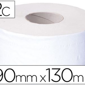 Papel higienico jumbo 2 folhas reciclado rolo com 130 mt para dispensador 925
