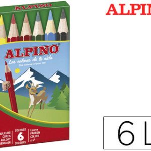 Lapis de cores alpino. 6 unidades