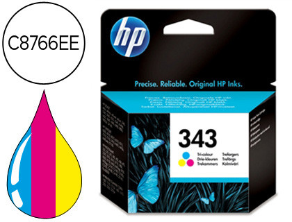 Tinteiro hp c8766ee 343 tricolor Tinteiro hp c8766ee 343 tricolor
