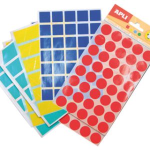 Etiquetas geometricas 994 bolsa com 12 folhas