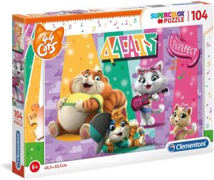 Puzzle 104 peças- Gatos