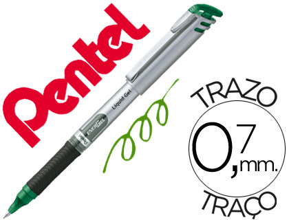 Roller pentel bl17 energel ponta metal verde Roller pentel bl17 energel ponta metal verde