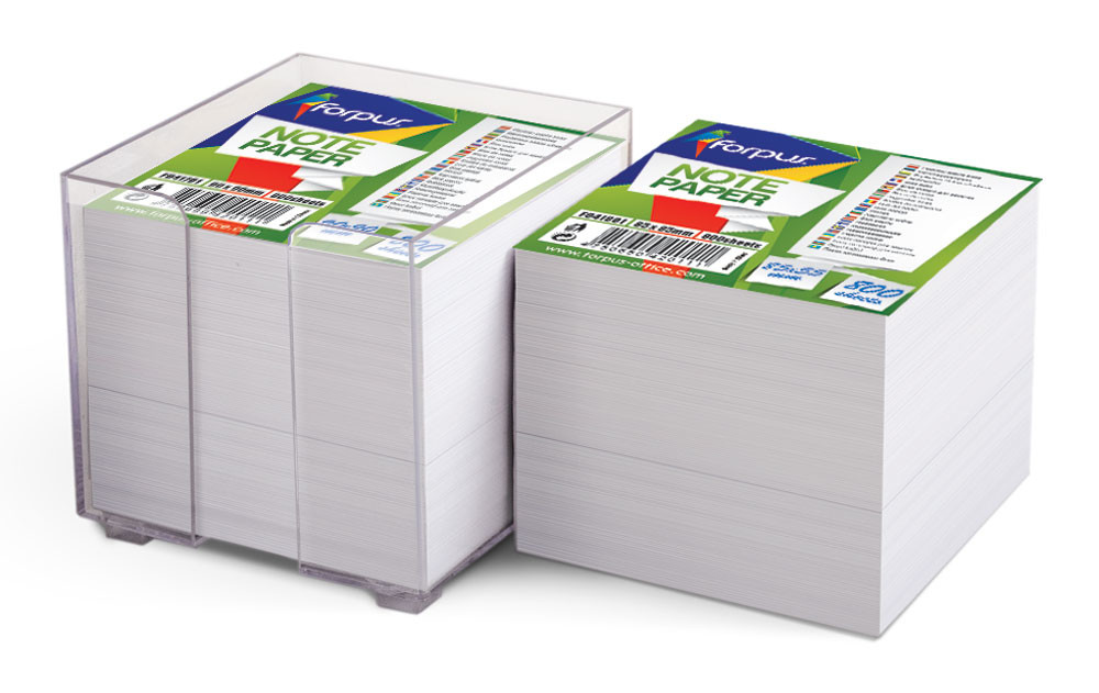 Recarga Bloco Notas 85x85mm branco 800 Folhas Recarga Bloco Notas 85x85mm branco 800 Folhas