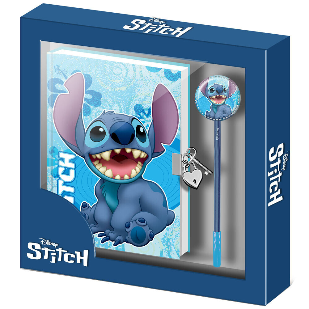Set Diário c/ Cadeado e Caneta “”Aloha”” – Lilo & Stitch Set Diário c/ Cadeado e Caneta “”Aloha”” – Lilo & Stitch