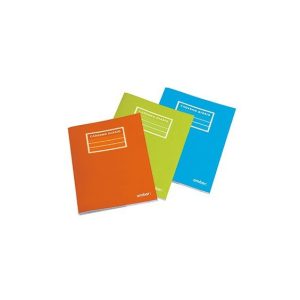 Caderno Agrafado C/ Capa Plástica A5 Ambar School Pautado Cores Sortidas