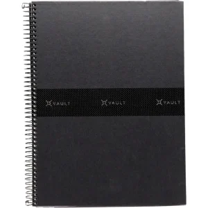 Caderno Espiral capa Dura A4 80f/90g Quadriculado Vault