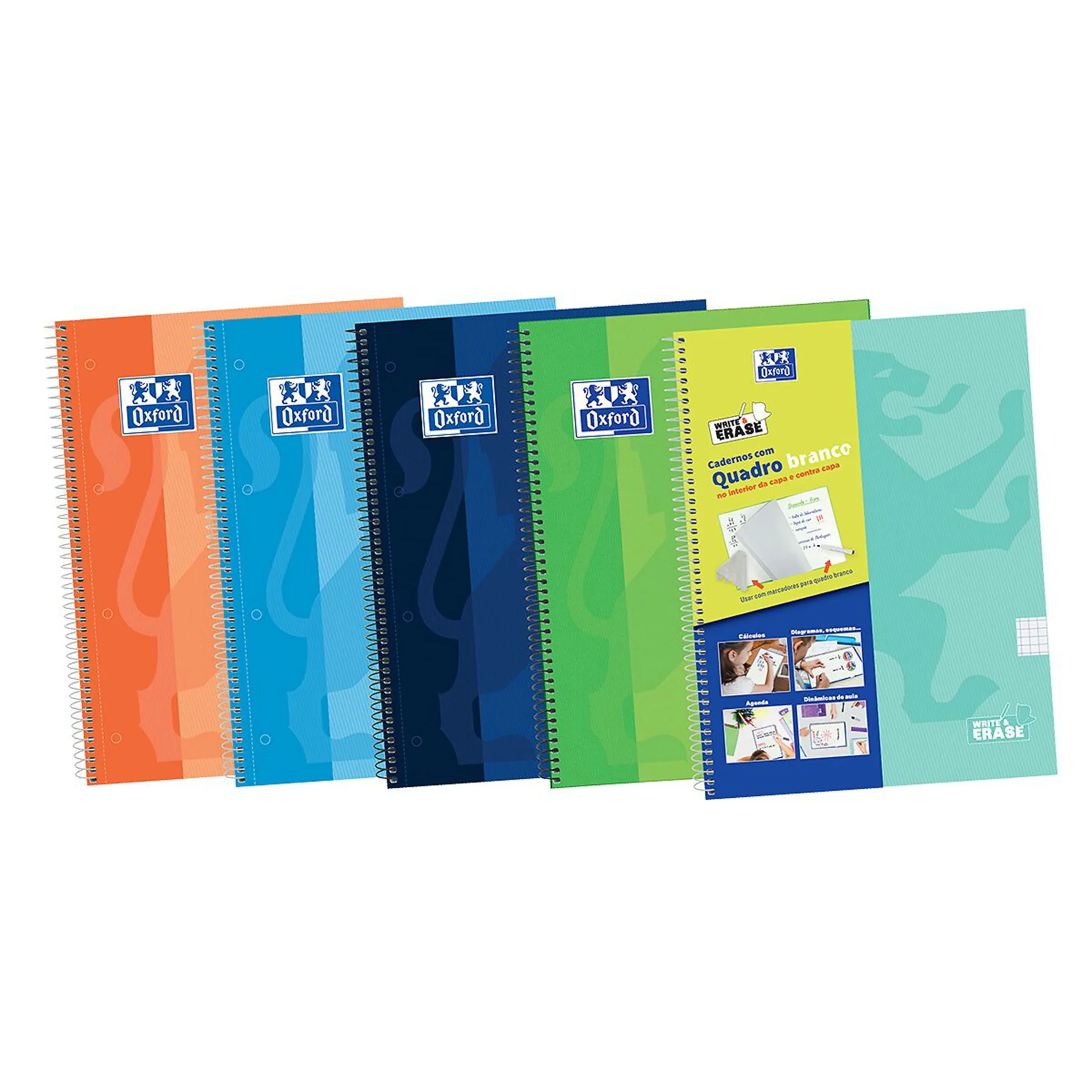 Caderno em Espiral Q Oxford com Write and Erase Caderno em Espiral Q Oxford com Write and Erase