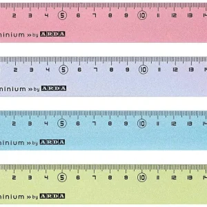 Régua em alumínio 15 cm ARDA (1 unidade aleatória)
