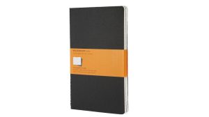 Moleskine Ruled Cahier L Preto