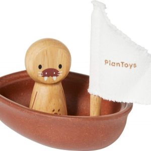 Plan Toys Sailing Boat Morsa Pastel Collection