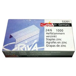 Pack 10 Caixas com 1000 Agrafes Scriva 24/6