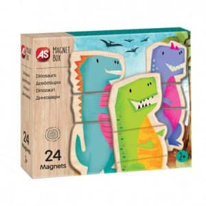 Magnet Box Madeira Dinossaurios