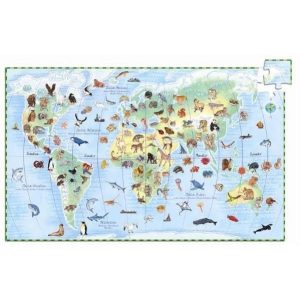 Puzzle 100 peças - Descobrir os Animais do Mundo
