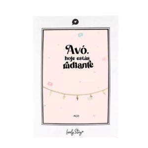 Pulseira Dourada Aco Lovely Story Raios – Avó