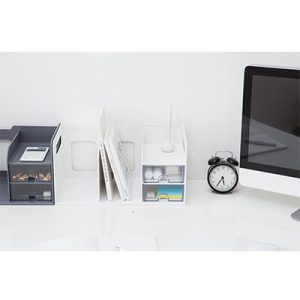 SYSMAX BOOK RACK C/GAVETAS BRANCO REF.280141