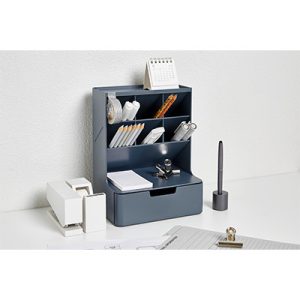 SYSMAX HIVE DESK AZUL PRUSSIANO REF.280416