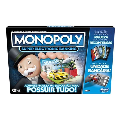 Jogo Educativo HASBRO Monopoly Electrónico Jogo Educativo HASBRO Monopoly Electrónico