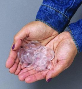 Kit Discos e Elástico para Caderno Inteligente Médio - Transparente