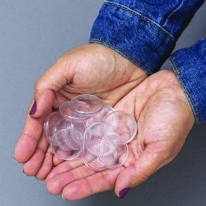 Kit Discos e Elástico para Caderno Inteligente Médio - Transparente