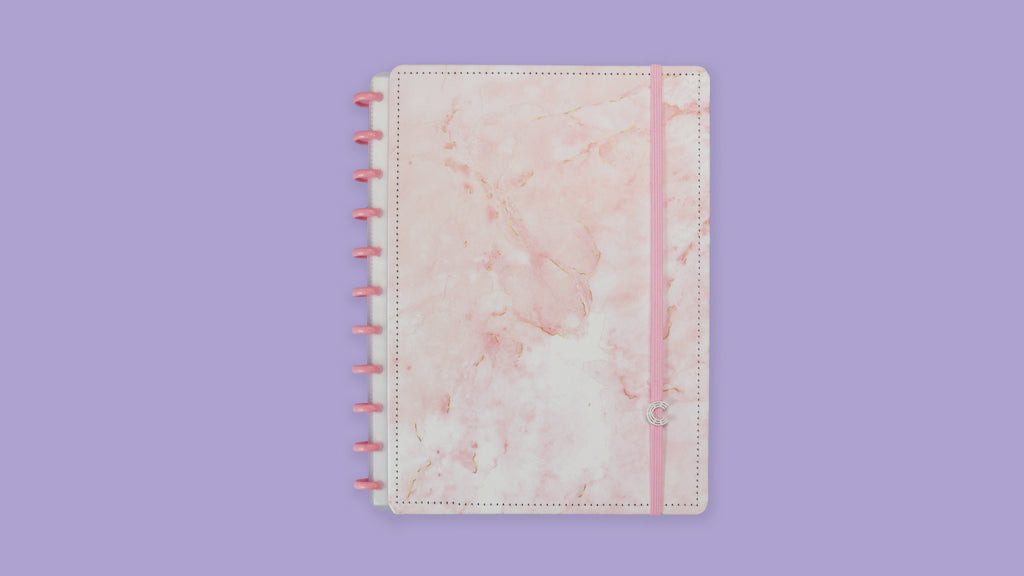 Caderno Inteligente Grande Pink Marble Dream by Owhana Caderno Inteligente Grande Pink Marble Dream by Owhana