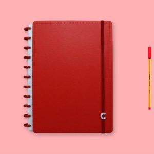 Caderno Inteligente Grande All Red