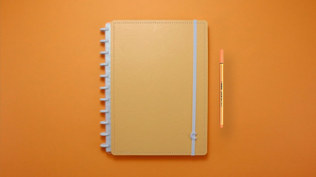Caderno Inteligente Grande Laranja Pastel Caderno Inteligente Grande Laranja Pastel